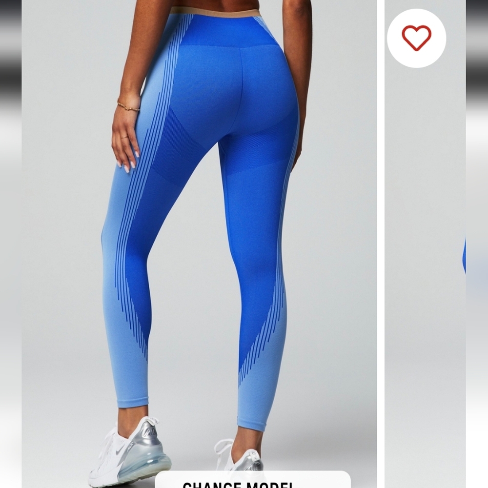 Fabletics Ombre Blue High-Rise Leggings
